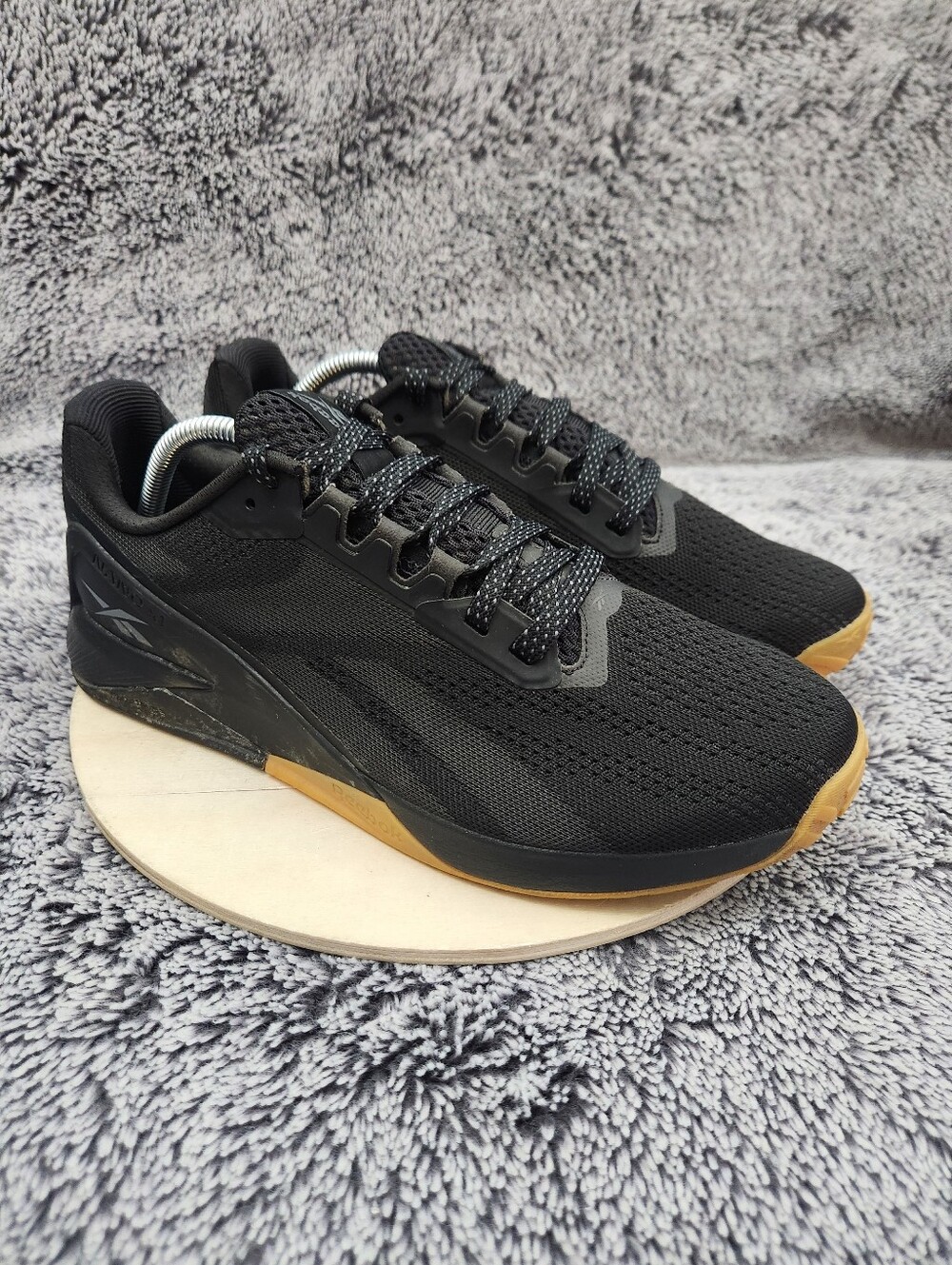 Reebok Nano X1 CrossFit, Cross Training, gym, Shoes Black Gum Men's Size 10